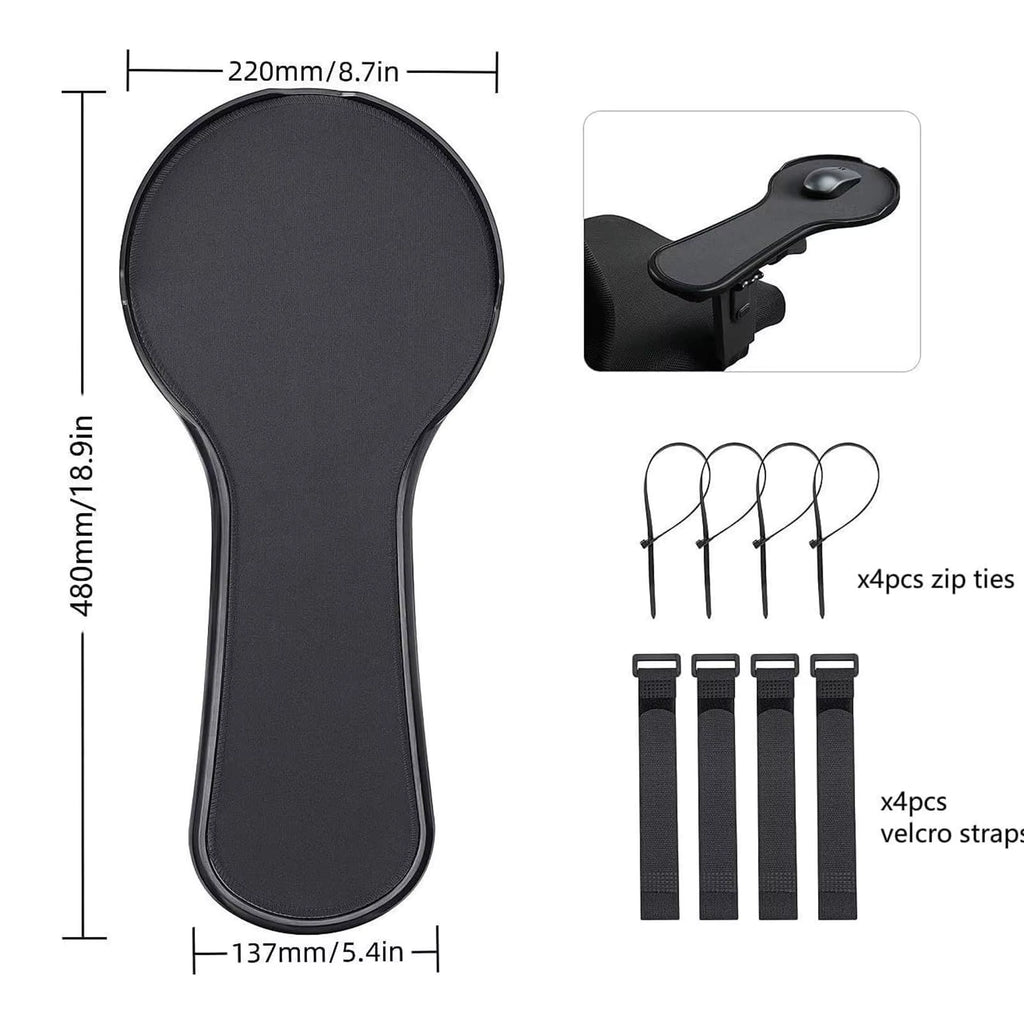 Regulated mouse armrest