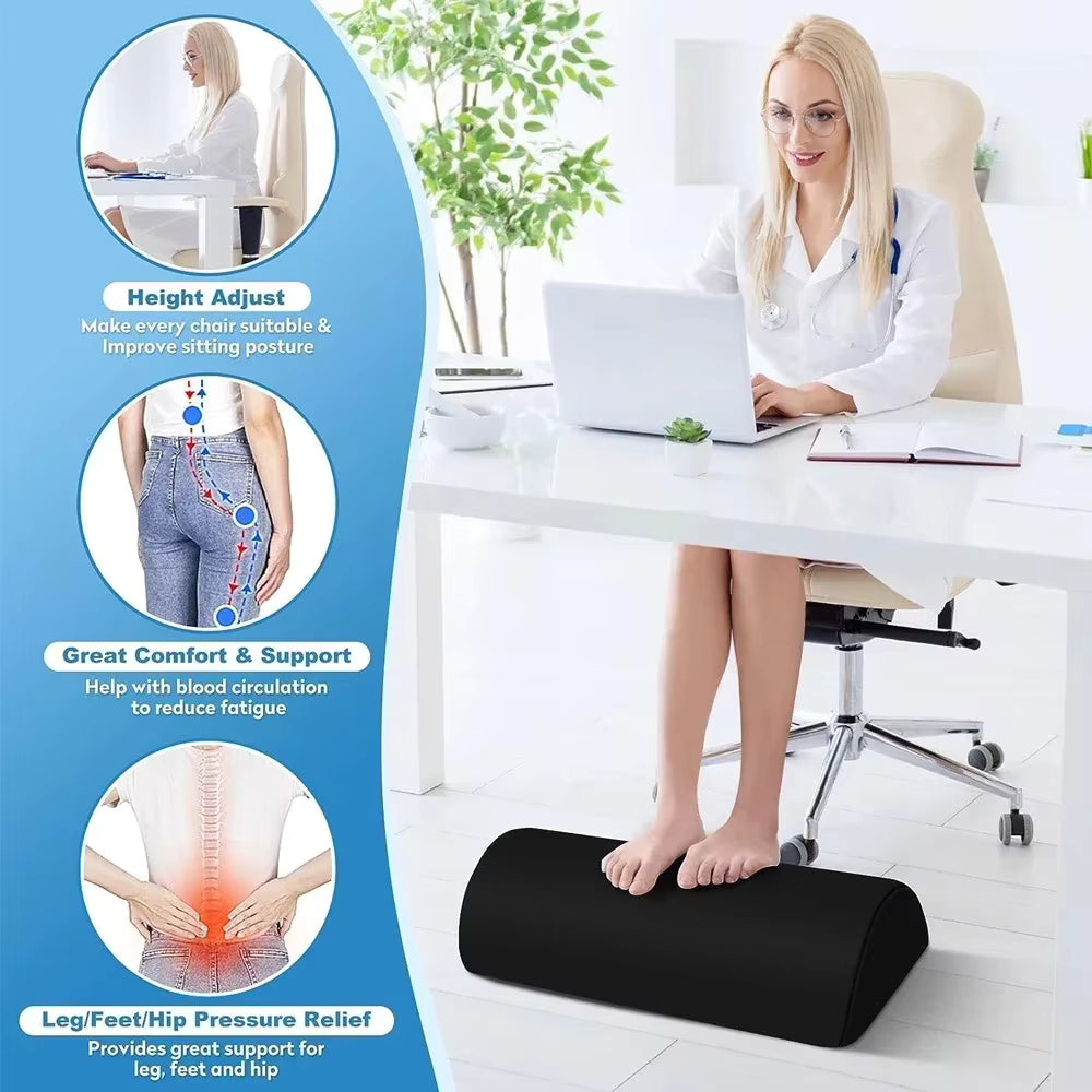 ERGONOMIC MEMORY FOAM FOOT REST