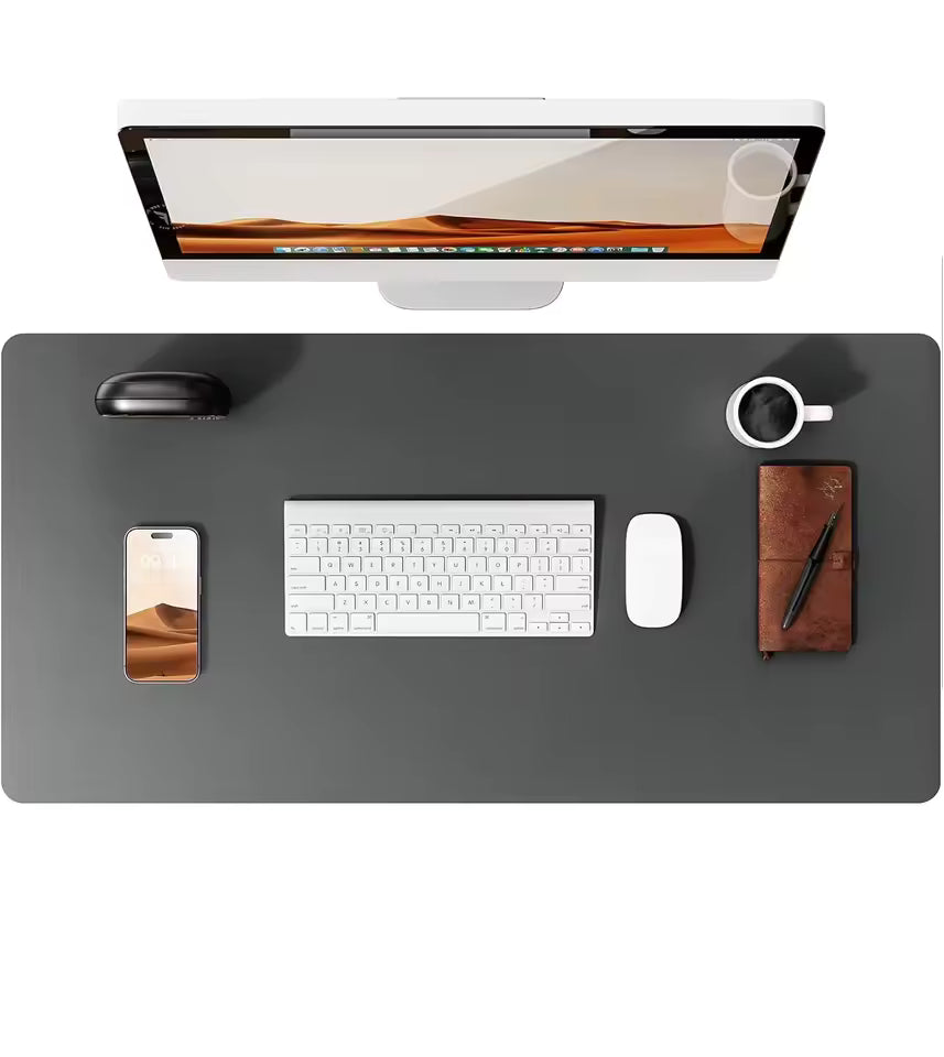 Mouse Pad Non-Slip PU Leather - Productivity Store
