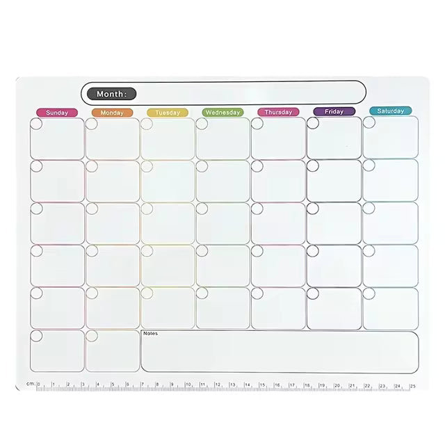 Magnetic calendar planner