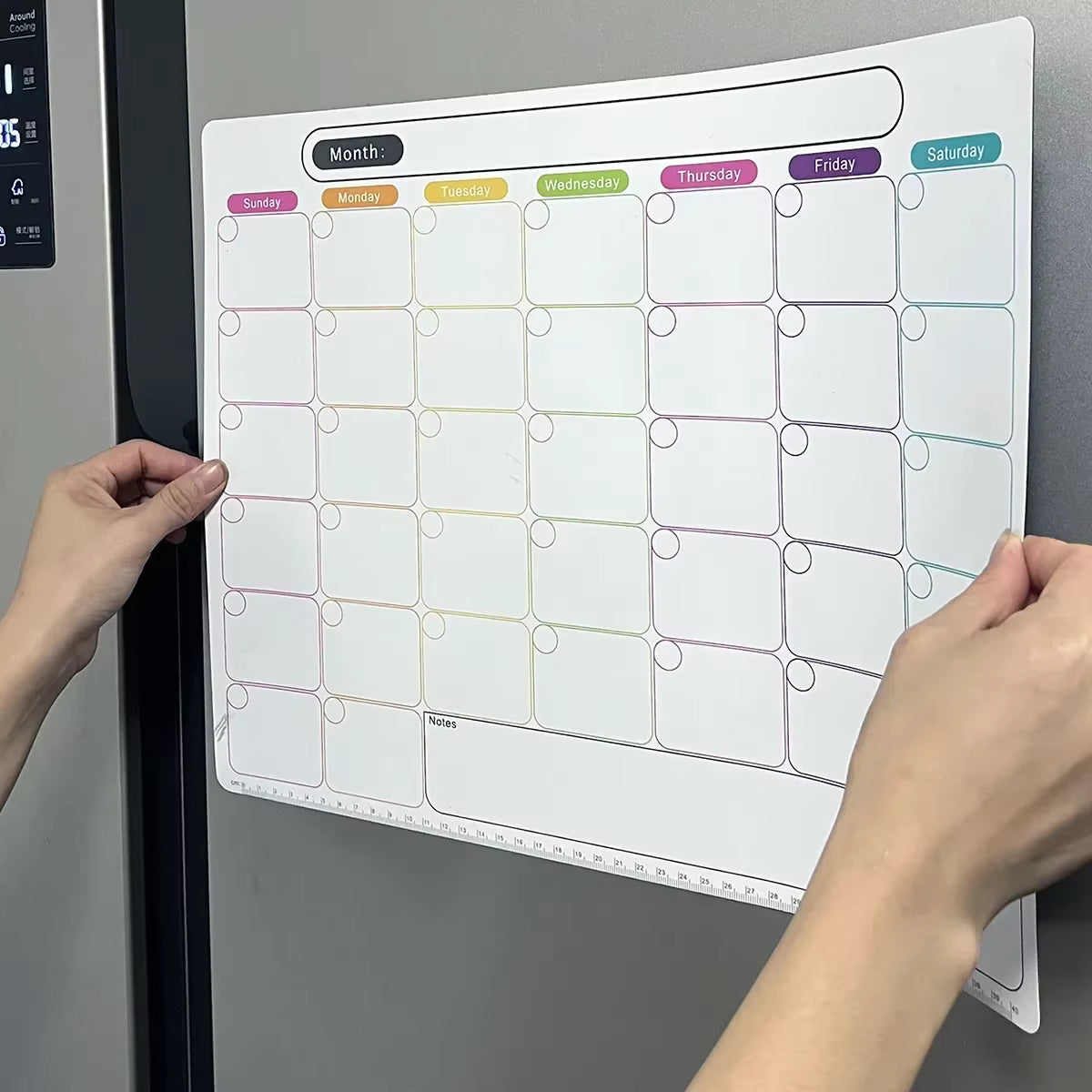 Magnetic calendar planner