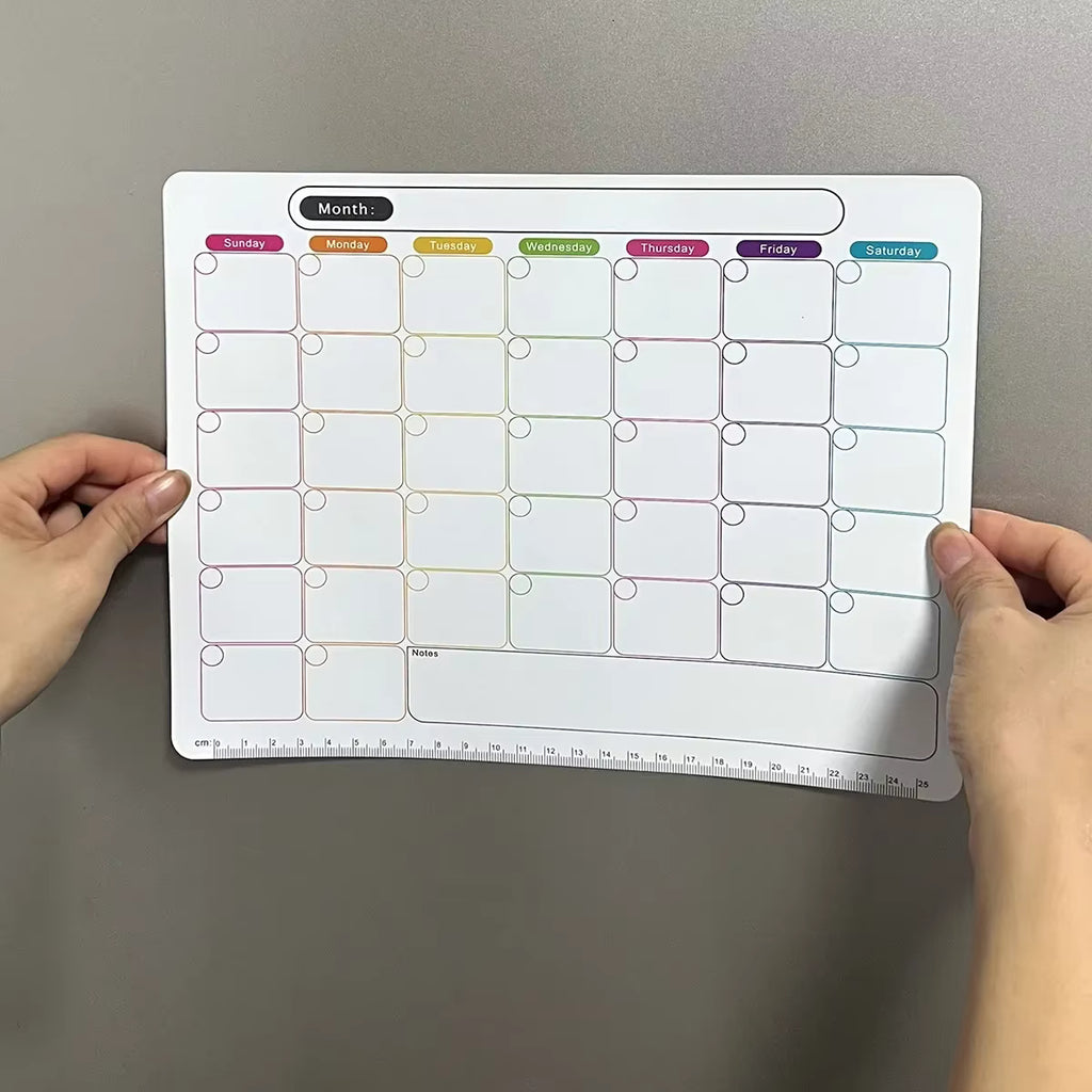 Magnetic calendar planner
