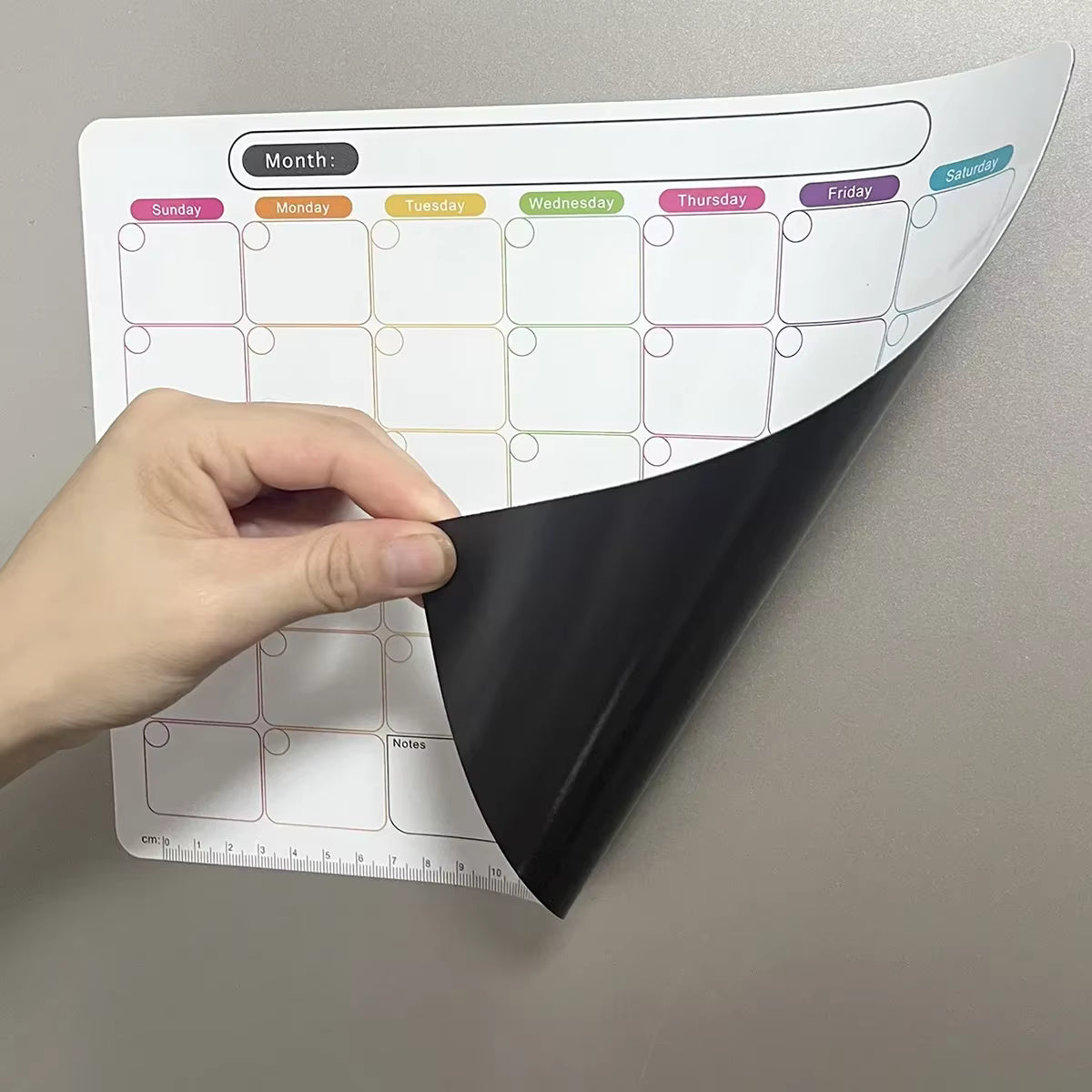 Magnetic calendar planner