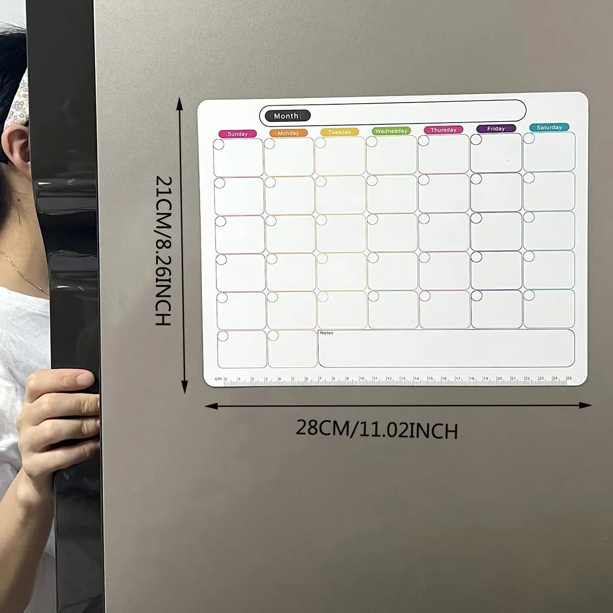 Magnetic calendar planner